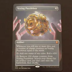 Vexing Puzzlebox Borderless 374 MTG Battle for Baldur's Gate CLB Mythic NM - Image 1