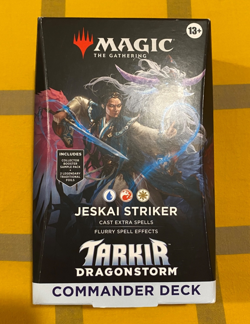 MTG Tarkir Dragonstorm Jeskai Striker Commander Deck, New In Box, Factory Sealed - Image 1