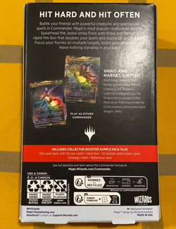 MTG Tarkir Dragonstorm Jeskai Striker Commander Deck, New In Box, Factory Sealed - Image 2