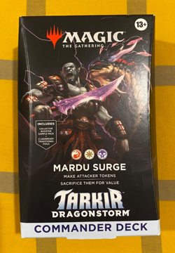MTG Tarkir Dragonstorm Mardu Surge Commander Deck, New In Box, Factory Sealed - Image 1
