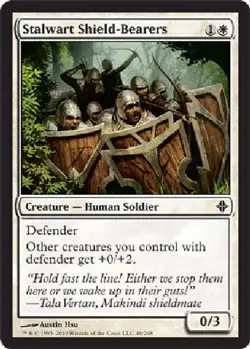STALWART SHIELD-BEARERS X4 4 4X Rise of the Eldrazi MTG Magic Cards DJMagic - Image 1