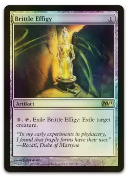 Brittle Effigy #202 (Foil) (LP) Magic 2011 M11 Magic MTG - Image 1