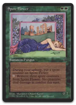 Spore Flower (LP) Fallen Empires FEM Magic MTG - Image 1