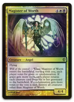 Magister of Worth #48 (Foil) NM Launch Party & Release Event Promos Magic MTG - Image 1