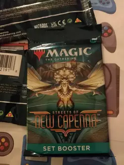 Lot of 3 Magic: The Gathering Streets of New Capenna Set Booster Packs - Image 4