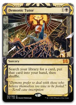 Demonic Tutor #27 (NM) Strixhaven STA Magic MTG - Image 1