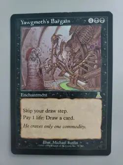 MTG Yawgmoth's Bargain Urza's Destiny Regular Rare - Image 1