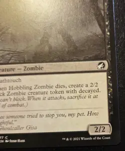 Hobbling Zombie 106/277 Common Innistrad: Midnight Hunt Magic: The Gathering - Image 5