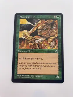 Muscle Sliver - NM - Tempest - Magic the Gathering - Image 1