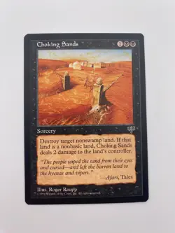 Choking Sands - NM - Mirage - Magic the Gathering - Image 1