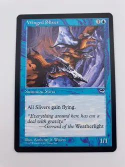 Winged Sliver - NM - Tempest - Magic the Gathering - Image 1