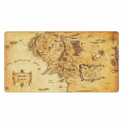 MTG Middle Earth Map Table Playmat TCG CCG Pad Trading Card Game Mat Mousepad - Image 1