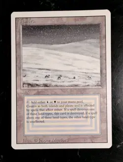 Tundra RARE Unplayed Revised NMT OR BETTER HOT🔥 KEY🗝 Magic The Gathering MTG - Image 2