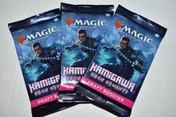 NEO MTG KAMiGAWA Neon Dynasty Draft Booster Packs Lot of 3 Sealed Magic - Image 1
