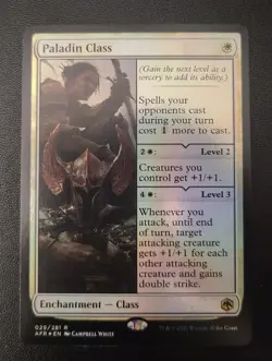 MTG Paladin Class - Adventures in the Forgotten Realms, Foil Rare NM 029 - Image 1