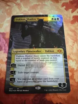 Dakkon, Shadow Slayer (Borderless) Modern Horizons 2 Foil - Image 1