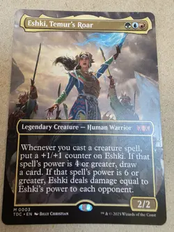 Eshki, Temur's Roar - (Borderless) Commander: Tarkir: Dragonstorm Regular - Mtg - Image 1