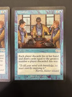 2x Windfall Urza’s Saga MTG Magic NM UP - Image 3
