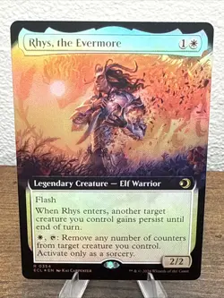 MTG Rhys, the Evermore (Extended Art) R Lorwyn Eclipsed 354 (Foil) NM - Image 1
