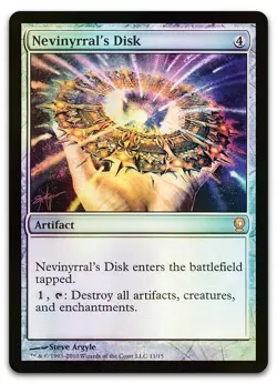Nevinyrral's Disk #11 (Foil) (NM) From the Vault: Relics V10 Magic MTG - Image 1