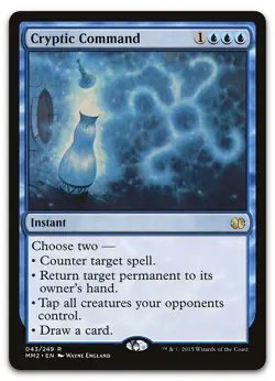 Cryptic Command #43 (LP) Modern Masters 2015 MM2 Magic MTG - Image 1