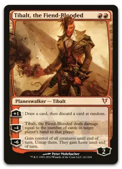Tibalt, the Fiend-Blooded #161 (LP) Avacyn Restored AVR Magic MTG - Image 1