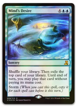 Mind's Desire #8 (Foil) (NM) From the Vault: Lore V16 Magic MTG - Image 1