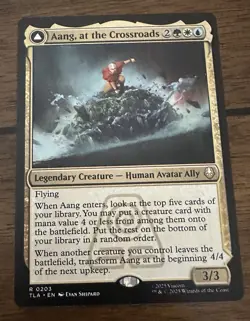 MTG - Aang, At The Crossroads Aang, Destined Savior - Avatar Set - NM - Image 1