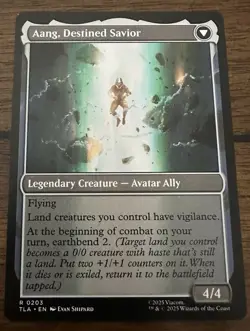 MTG - Aang, At The Crossroads Aang, Destined Savior - Avatar Set - NM - Image 2