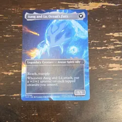 Magic The Gathering Aang Swift Savior & Aang and La Ocean's Fury TLA EN R0298 - Image 2