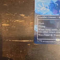 Magic The Gathering Aang Swift Savior & Aang and La Ocean's Fury TLA EN R0298 - Image 5