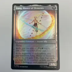 MTG Avatar Aang Aang, Master of Elements - Foil, Excellent - Image 2