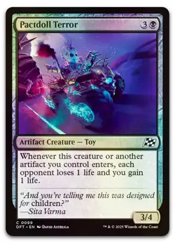 Pactdoll Terror #99 (Foil) (NM) Aetherdrift DFT Magic MTG - Image 1
