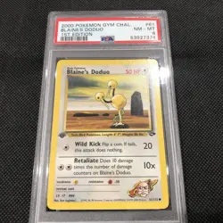 Pokemon - Blaine's Doduo 1st Ed. - 61/132 - Common - 2000 Gym Challenge - PSA 8 - Image 1