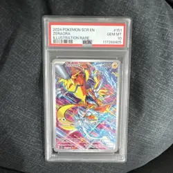 Pokemon Zeraora Illustration Rare Holo PSA 10 Sv07: Stellar Crown #151/142 - Image 1