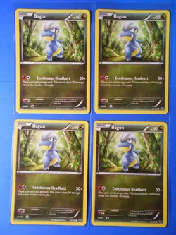 4x Shelgon 56/108 & 4x Bagon 54/108 Pokemon card XY Roaring Skies NM - Image 2