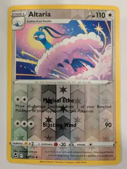 Altaria 143/195 Silver Tempest Pokemon Reverse Holo Foil Nice! - Image 1