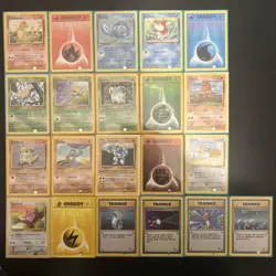 Pokemon WOTC TCG - 21 Card Bundle Base Set 2 All Different - Excellent Condition - Image 1