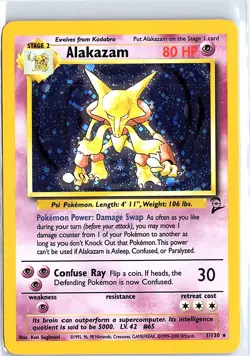 Alakazam - 2000 Pokemon Base Set II - 1/130 Holo Rare - Image 1