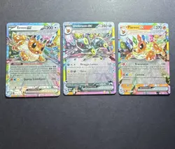 Tricombo Pokemon Evoluzioni Prismatiche-umbreon Ex-Eevee Ex-flareon Ex-ita-nm/mt - Image 1