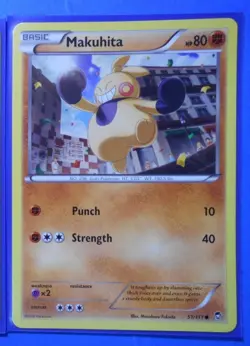 Makuhita 51/111, Vigoroth 82/111, 2x Slakoth 81/111 Pokemon XY Furious Fists NM - Image 1