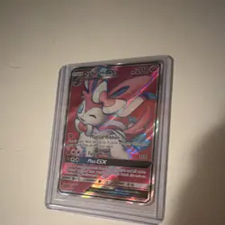 Pokemon Sylveon GX 140/145 Ultra Rare Full Art Holo SM-Guardians Rising TCG - Image 1