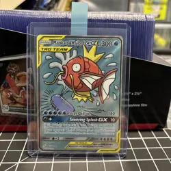 Pokemon TCG: Magikarp & Wailord GX (Alternate Full Art) 161/181 Sm-Team Up - NM - Image 1