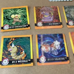 1999 Pokemon Action Flipz Premier Edition Cards Lot of 4 CARDS Plus Extras - Image 3