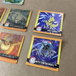 1999 Pokemon Action Flipz Premier Edition Cards Lot of 4 CARDS Plus Extras - Image 4