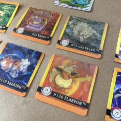 1999 Pokemon Action Flipz Premier Edition Cards Lot of 4 CARDS Plus Extras - Image 5