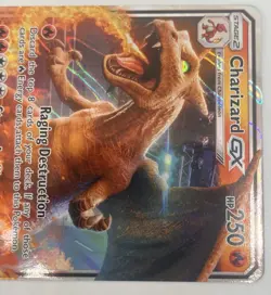 Pokemon Charizard GX SM195 Full Art Holo Promo 250 HP Dragon Card - Image 5