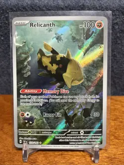 Relicanth 173/162 IR Pokemon: Temporal Forces Illustration Rare Full Art - Image 1