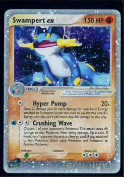 Pokemon TEAM MAGMA vs TEAM AQUA - #95/95 Swampert ex - Holo - ENG - LP - Image 1