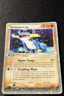 Pokemon TEAM MAGMA vs TEAM AQUA - #95/95 Swampert ex - Holo - ENG - LP - Image 4